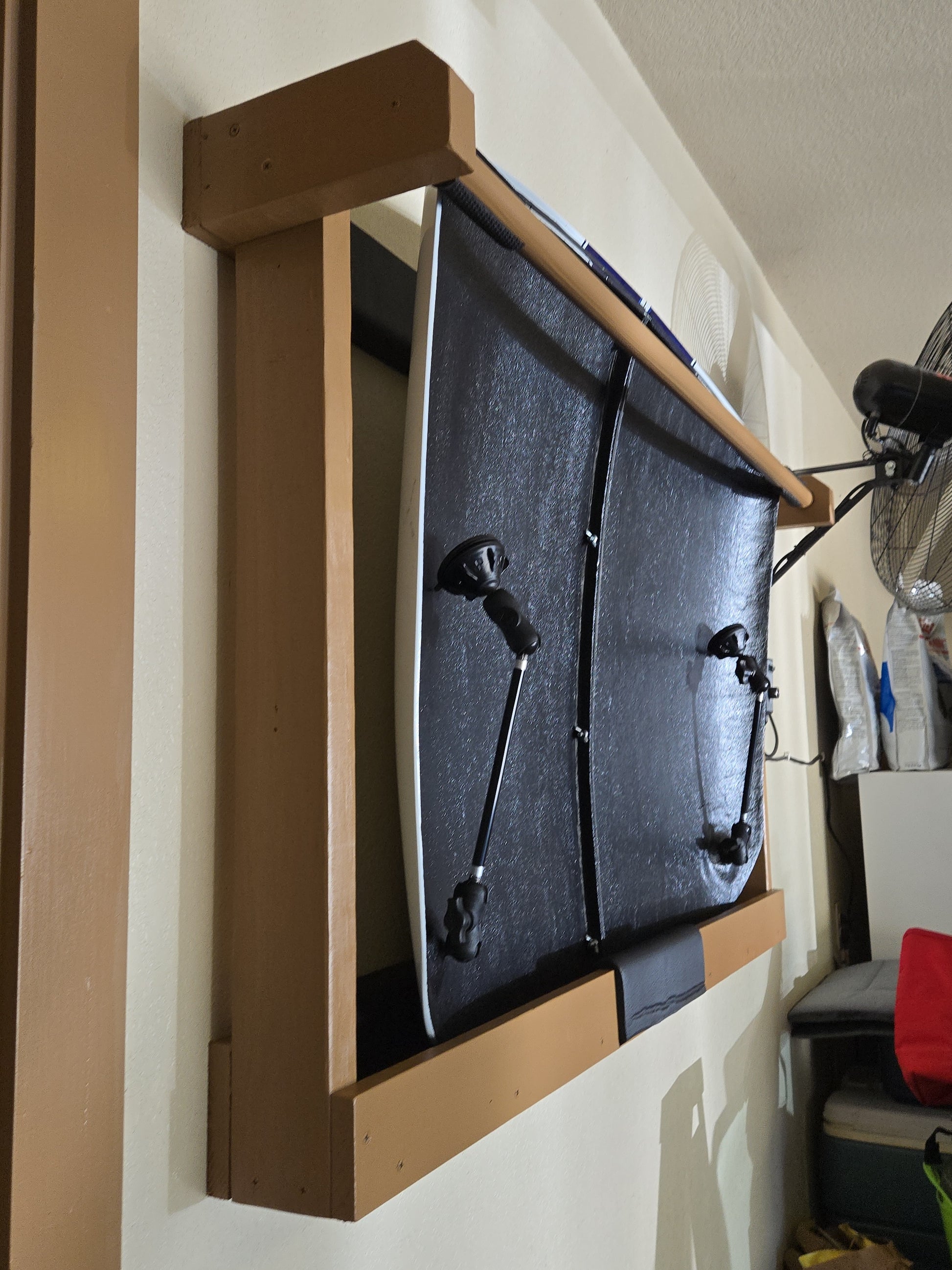 A wall top holder a customer created.