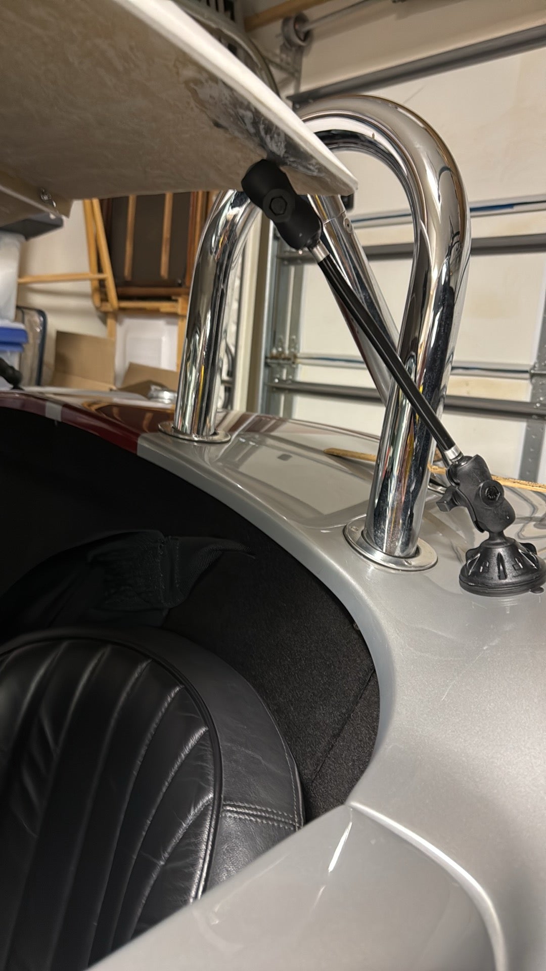 Top rear attachment. 