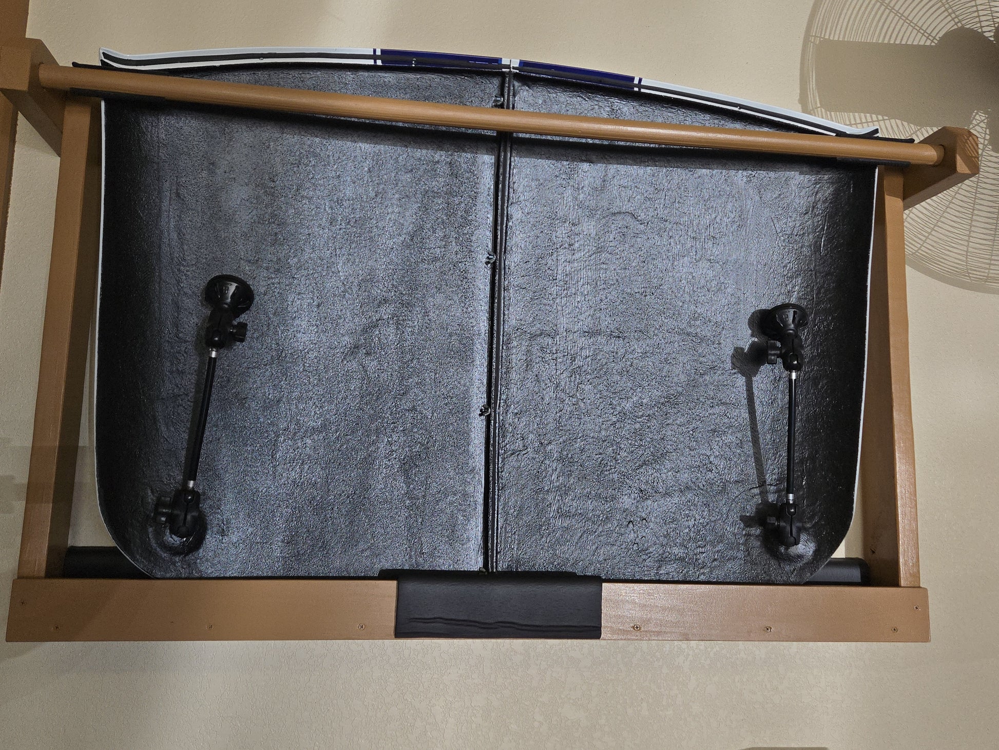 A wall top holder a customer created.